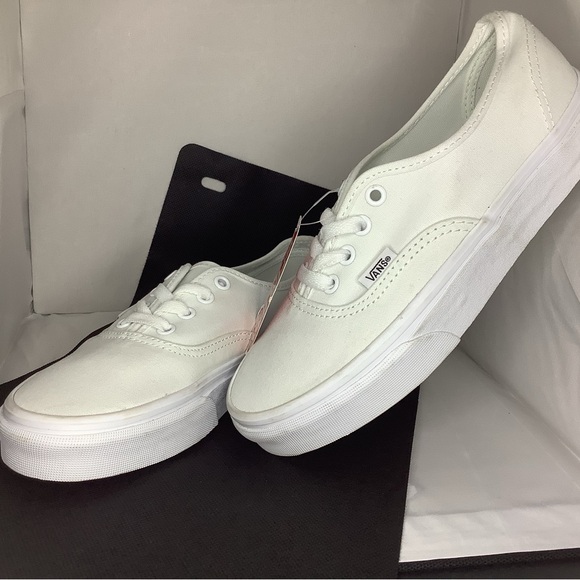Vans all white skating shoes - Picture 2 of 3